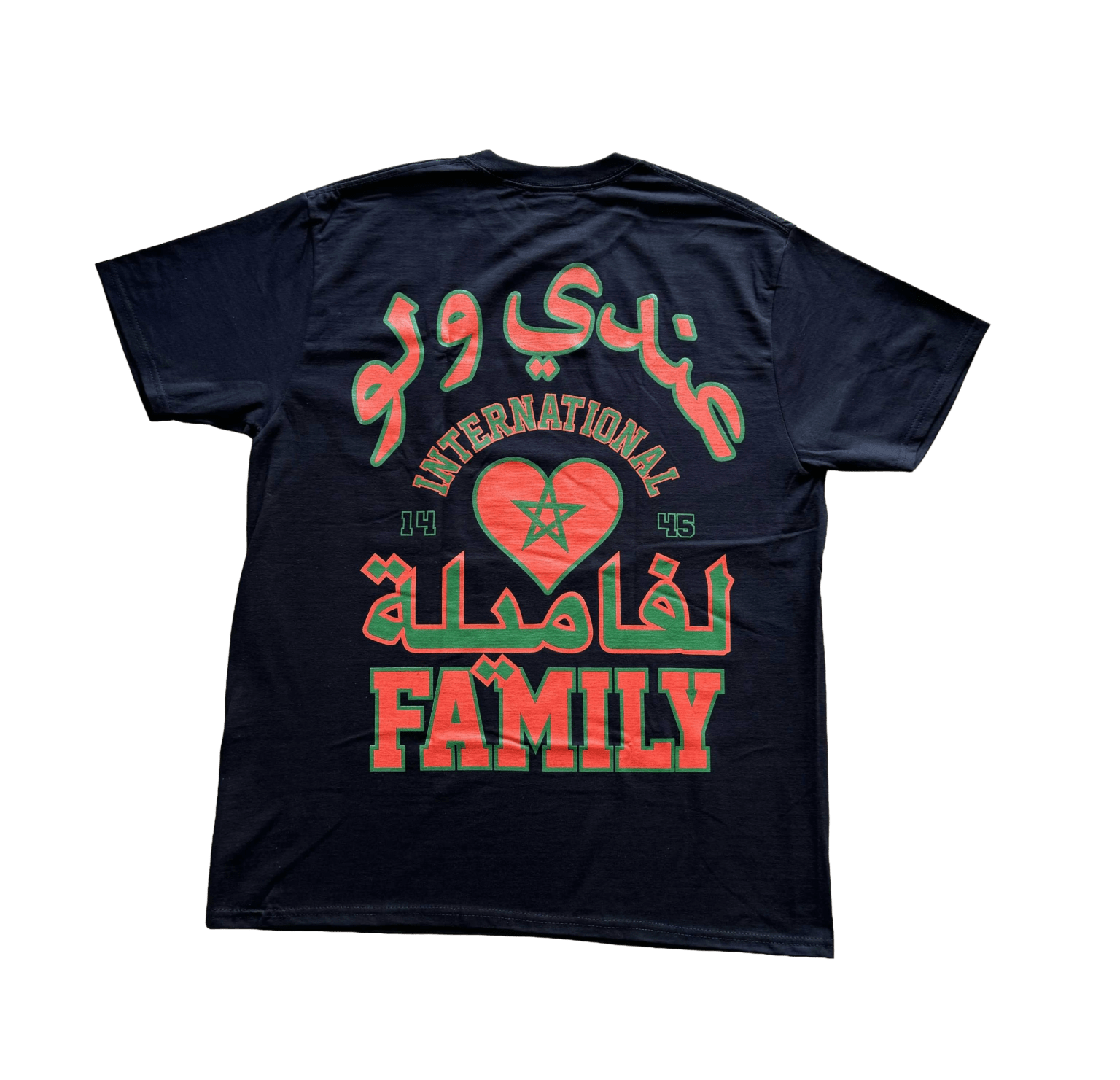 Corteiz Tee Family International Morocco Black