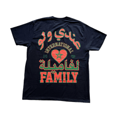 Corteiz Tee Family International Morocco Black