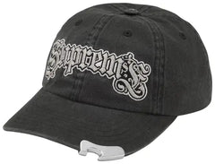 Supreme Bottle Opener 6-Panel Black
