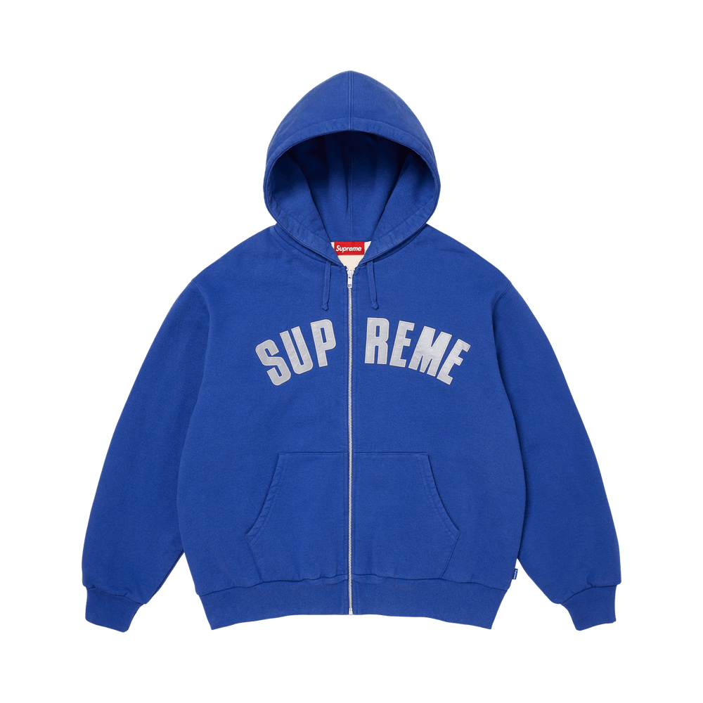 Supreme Arc Thermal Lined Zip Up Hooded Sweatshirt 'Royal'