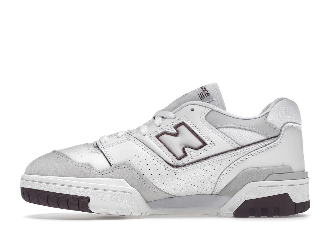 New Balance 550 Summer Fog Burgundy