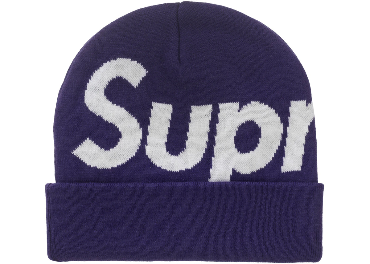 Supreme Big Logo Beanie (FW25) Purple