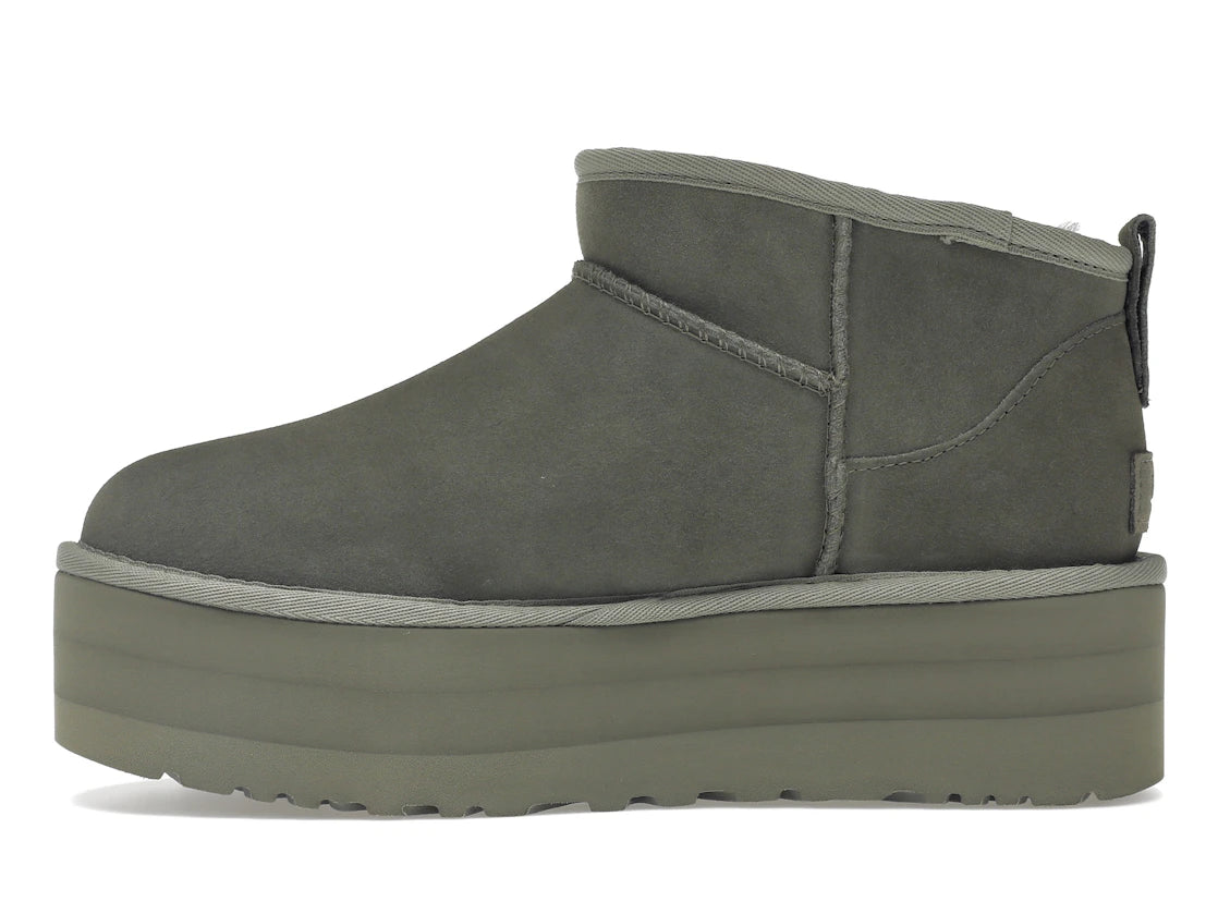 UGG Classic Ultra Mini Platform Boot Moss Green (Women's)