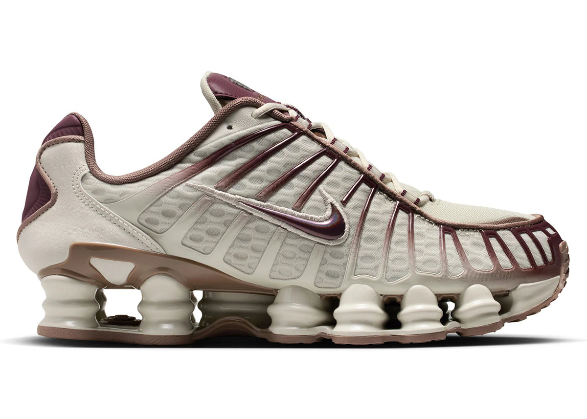 Nike Shox TL Light Bone Burgundy Crush (Women's)