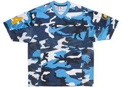 Supreme Nike Football Jersey Blue Camo