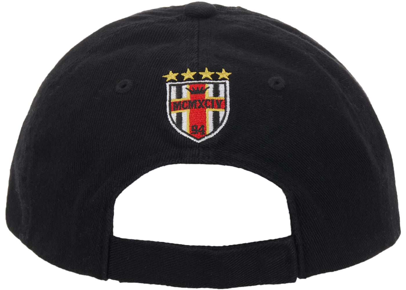 Supreme Cross 6-Panel Cap Black