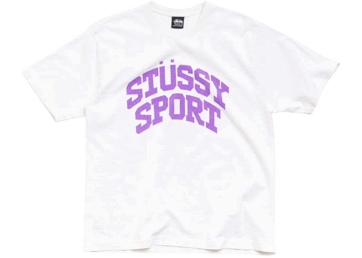 Stussy Block Sport Tee White
