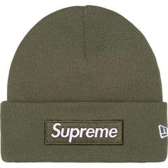 Supreme New Era Box Logo Beanie (FW25) Light Olive