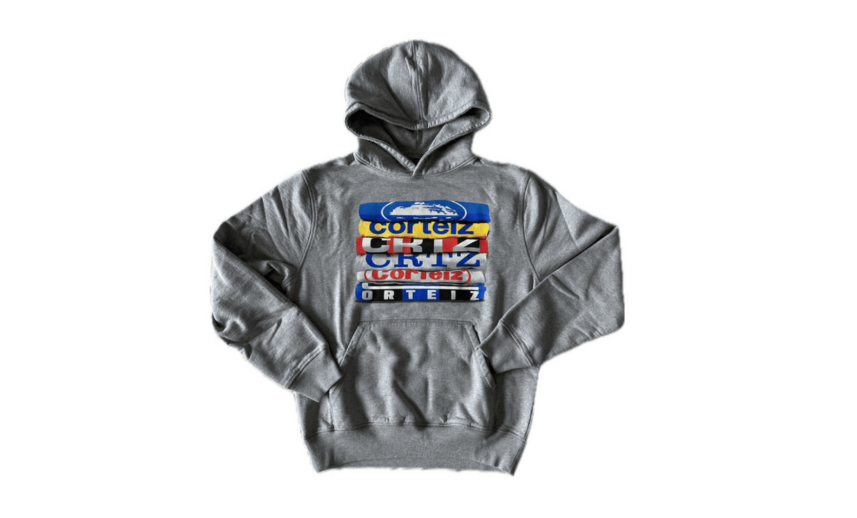 Corteiz Stacks Hoodie Grey