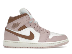 Jordan 1 Mid Pink Oxford Brown (Women's)