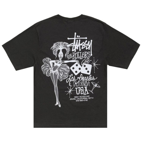 Stussy High Rollers Tee 'Faded Black'