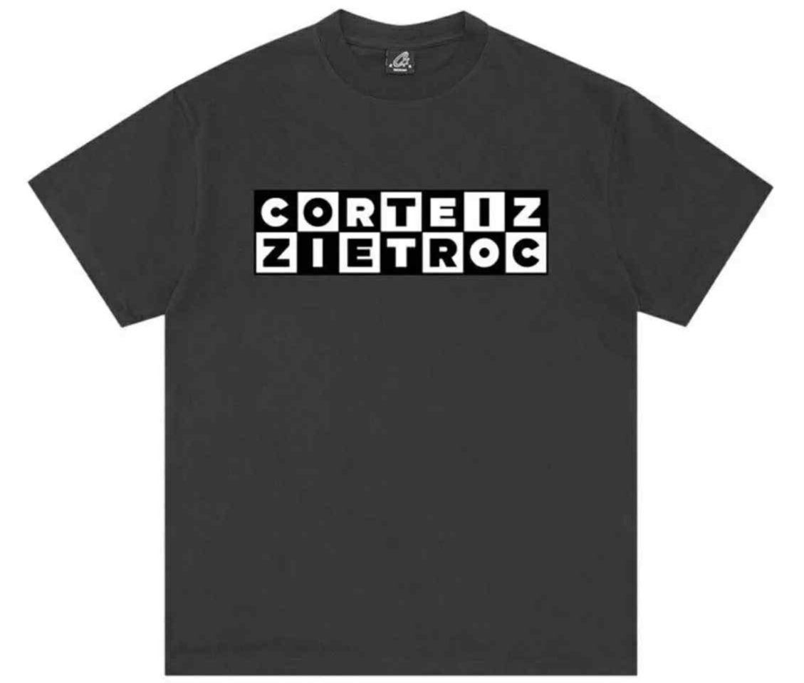 Corteiz cartoon network Tee black