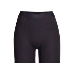 SKIMS COTTON RIB BOXER SOOT