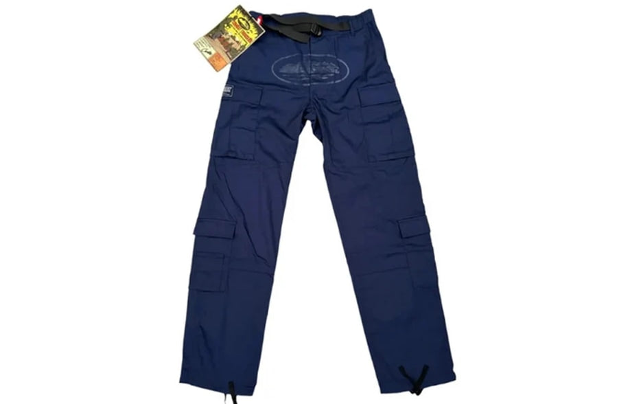 Corteiz Guerillaz Cargo Pant Navy/Navy