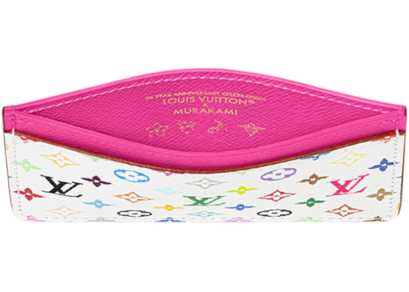 Louis Vuitton x Takashi Murakami Card Holder White Multicolored