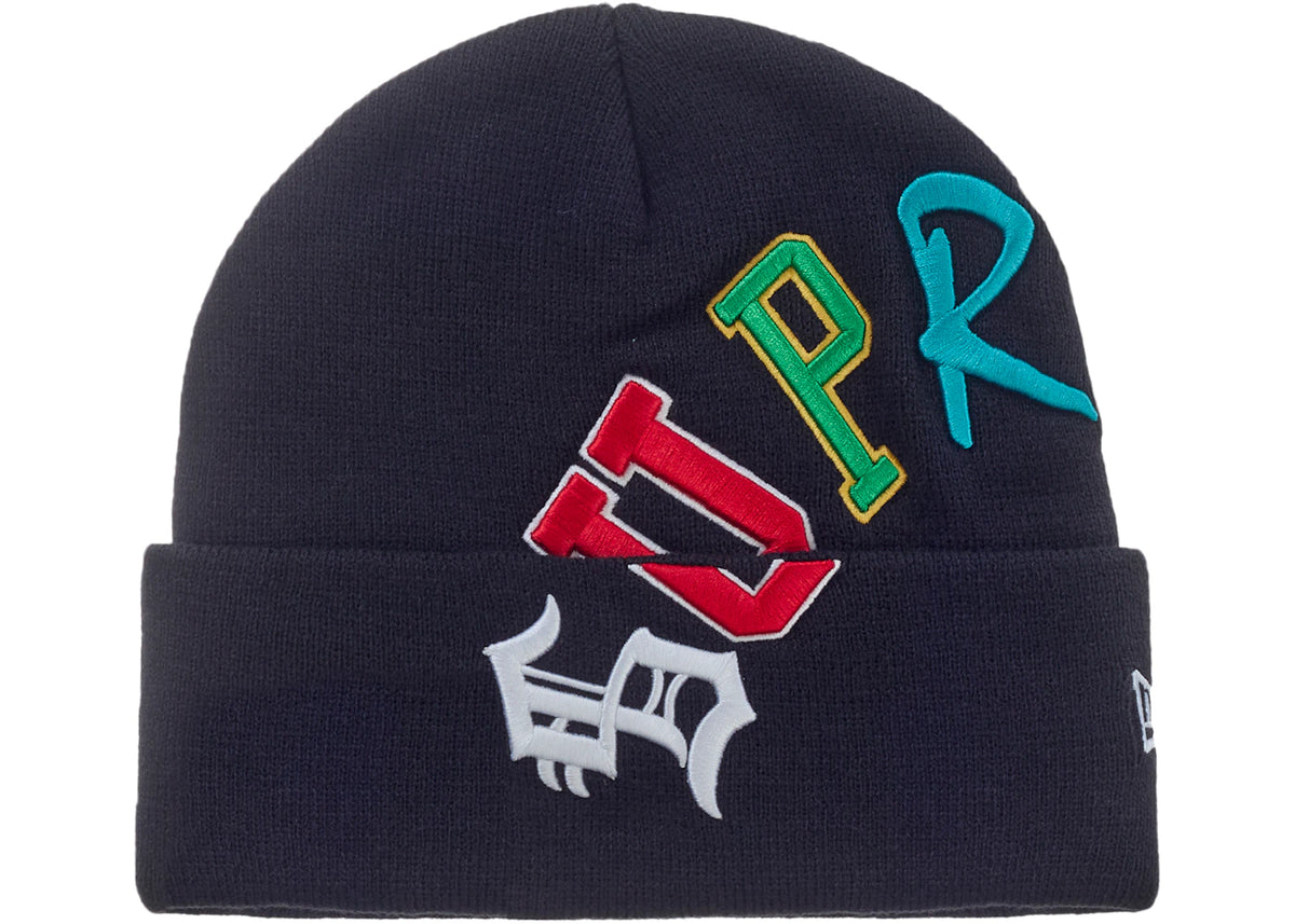 Supreme New Era Arc Beanie Navy