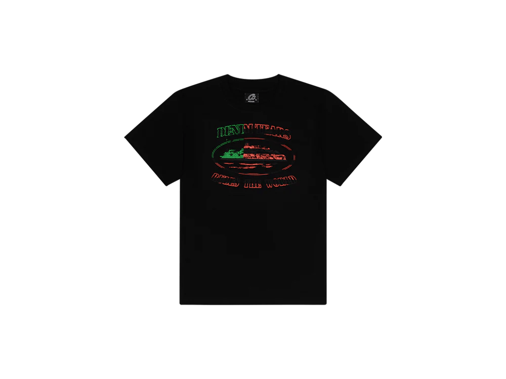 Corteiz x Denim Tears Cortears OG Alcatraz Tee Black
