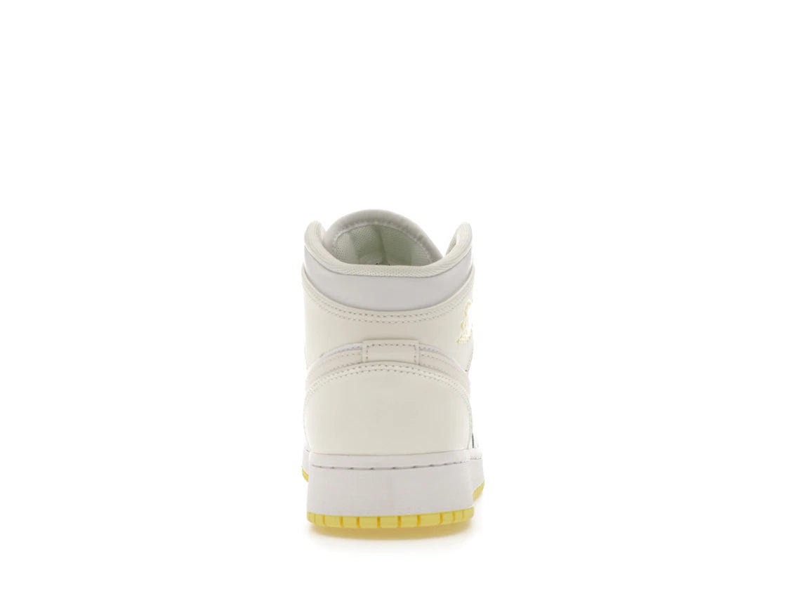 Jordan 1 Mid Sail Light Laser Orange (GS)