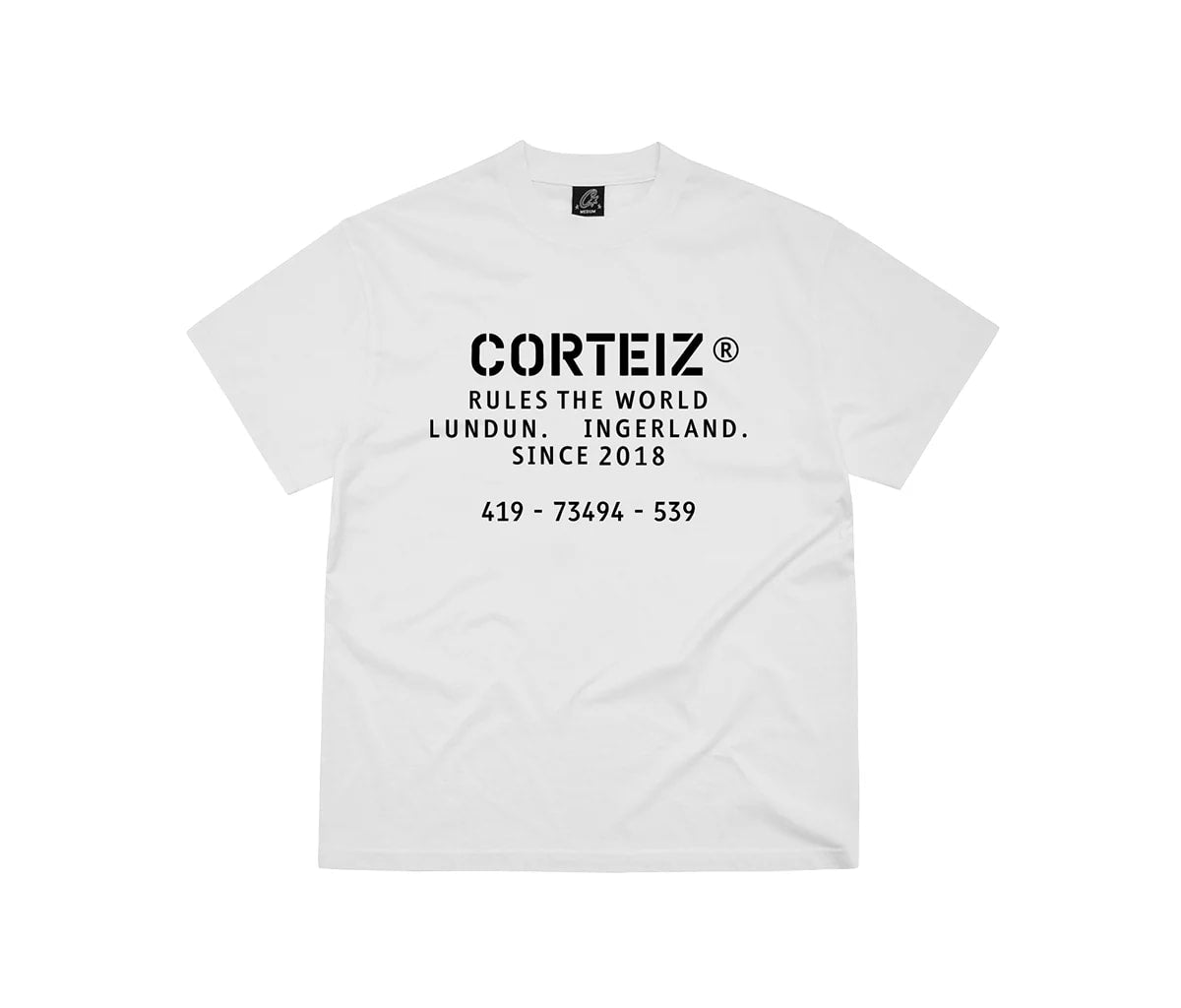 Corteiz OG Stencil Tee White