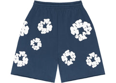 Denim Tears The Cotton Wreath Shorts Navy