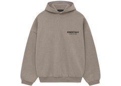 Fear of God Essentials Fleece Hoodie (FW24) Heather Gray