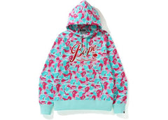 BAPE Store Miami Pullover Hoodie Pink/Blue