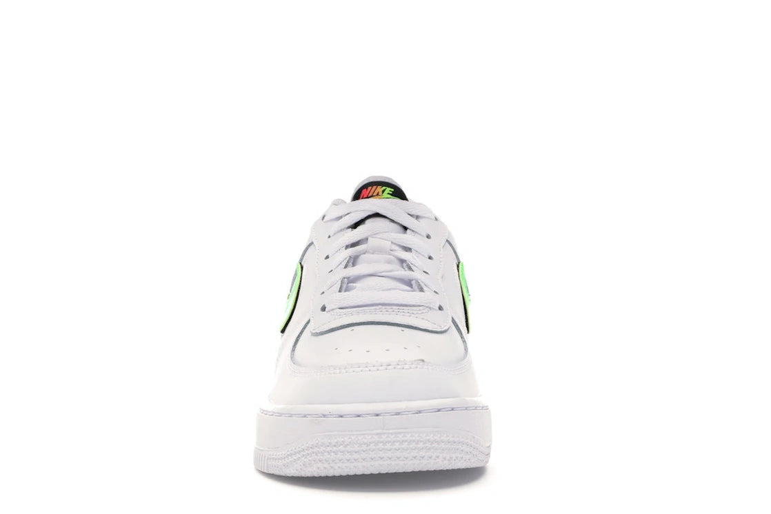 Nike Air Force 1 Low Removable Swoosh White Green Strike (GS)