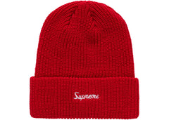 Supreme Loose Gauge Beanie (FW24) Red