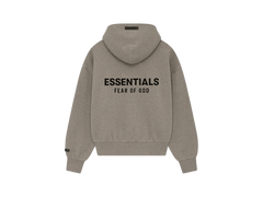 Fear of God Essentials Classic Fleece Zip-Up Hoodie Homestead Heather