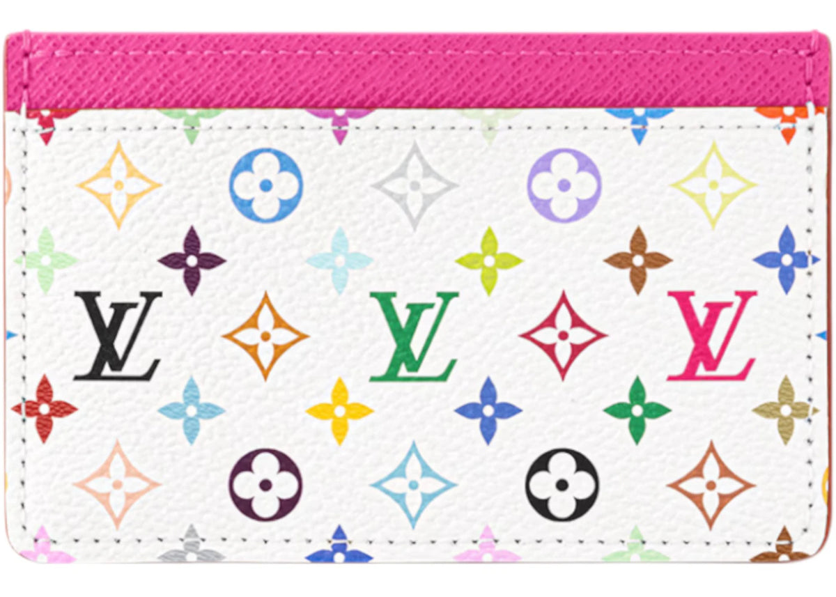 Louis Vuitton x Takashi Murakami Card Holder White Multicolored