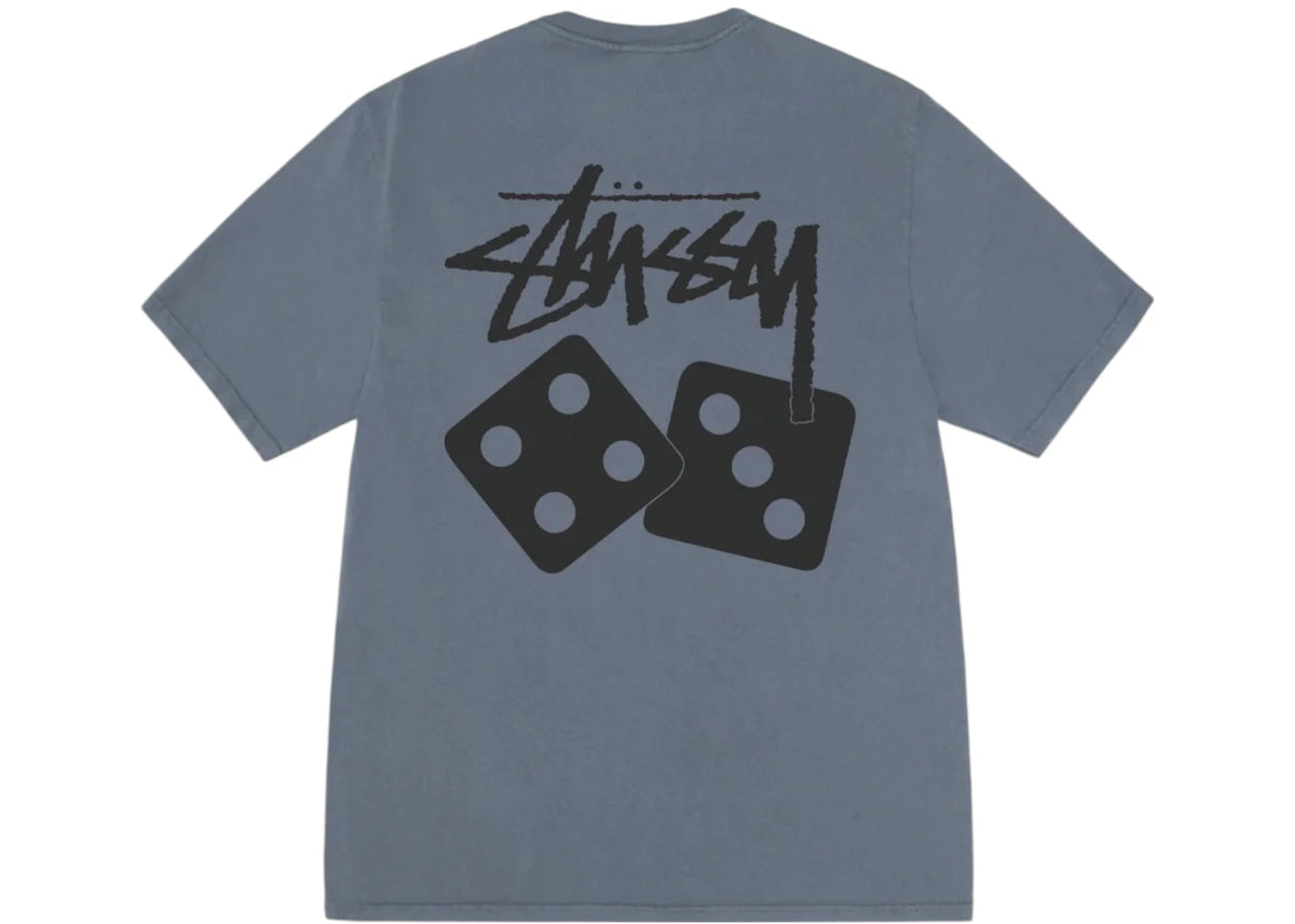 Stussy Dice Pigment Dyed Tee Navy