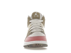 Jordan 1 Mid SE Pastel Vivid Green Grind (GS)