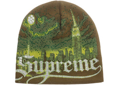 Supreme Cityscape Beanie Green