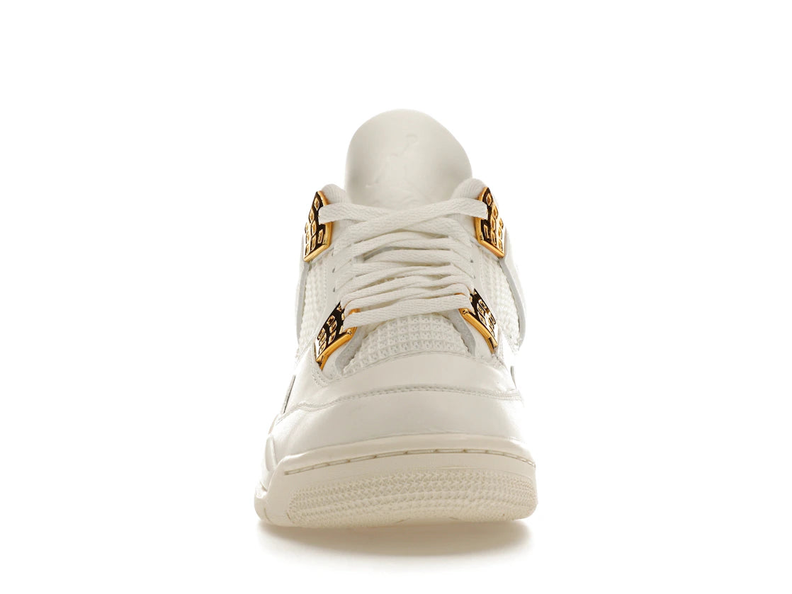 Jordan 4 Retro Metallic Gold (Women's)