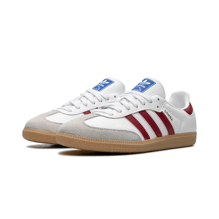 adidas Samba OG White Burgundy Gum