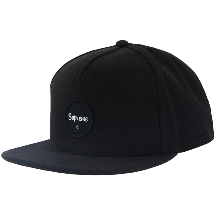 Supreme Twill Patch 5-Panel Black