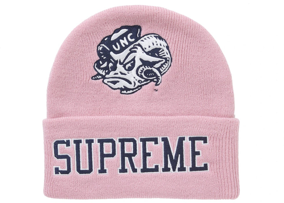 Supreme Mitchell & Ness NCAA Beanie Pink