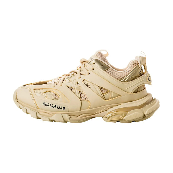 Balenciaga Track Beige Metallic Gold