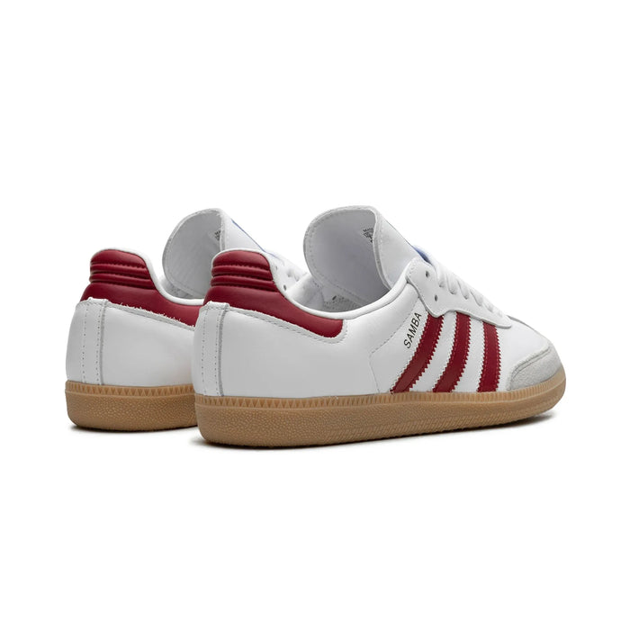 adidas Samba OG White Burgundy Gum