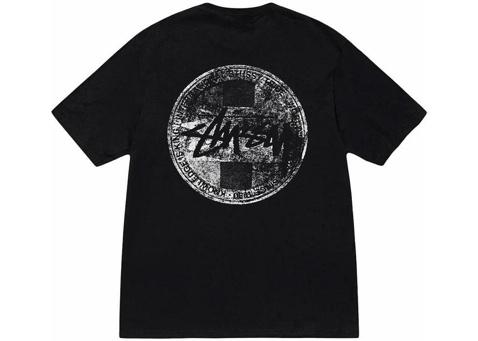 Stussy Dot Stamp Tee Black