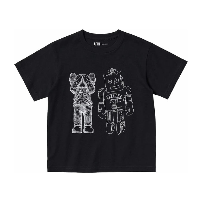 KAWS x Uniqlo Warhol Kids' UT Graphic 476424 T-shirt Black