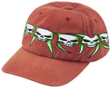 Supreme Skulls Spellout 6-Panel Red