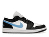 Jordan 1 Low Black University Blue White (Women's)