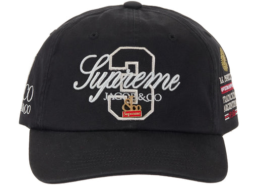 Supreme La Martina 6-Panel Black