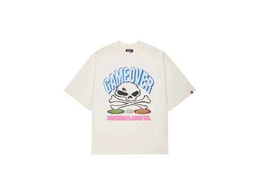 Broken Planet Game Over T-shirt Vanilla White