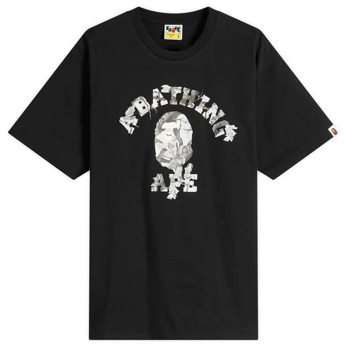 A Bathing Ape Tree Edge Camo College T-Shirt