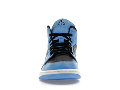 Jordan 1 Mid University Blue Black