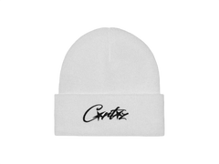 Corteiz Allstarz Folded Beanie White