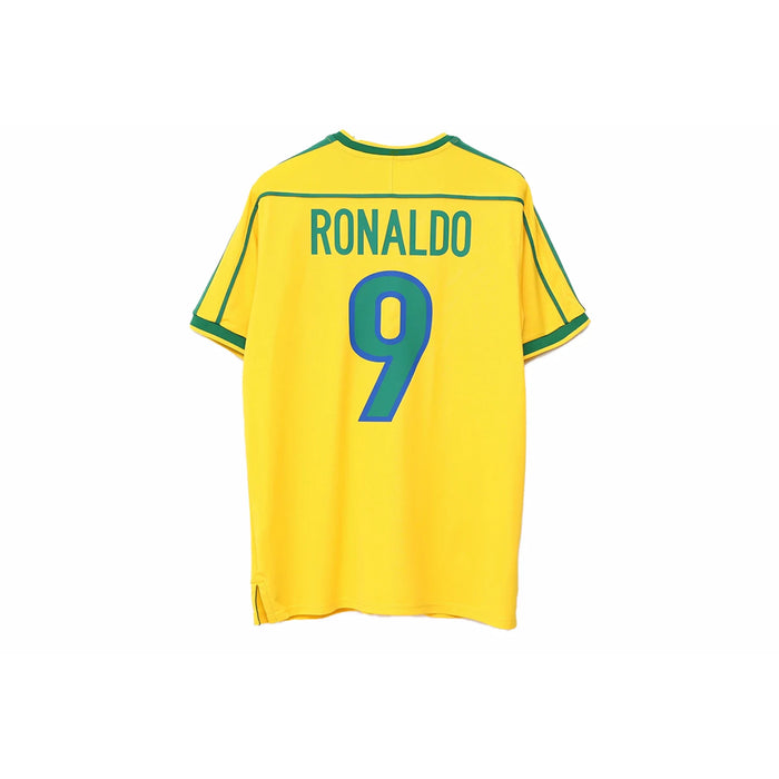 Nike Brazil 1998 Reissue Ronaldo Soccer Replica Jersey Varsity Maize