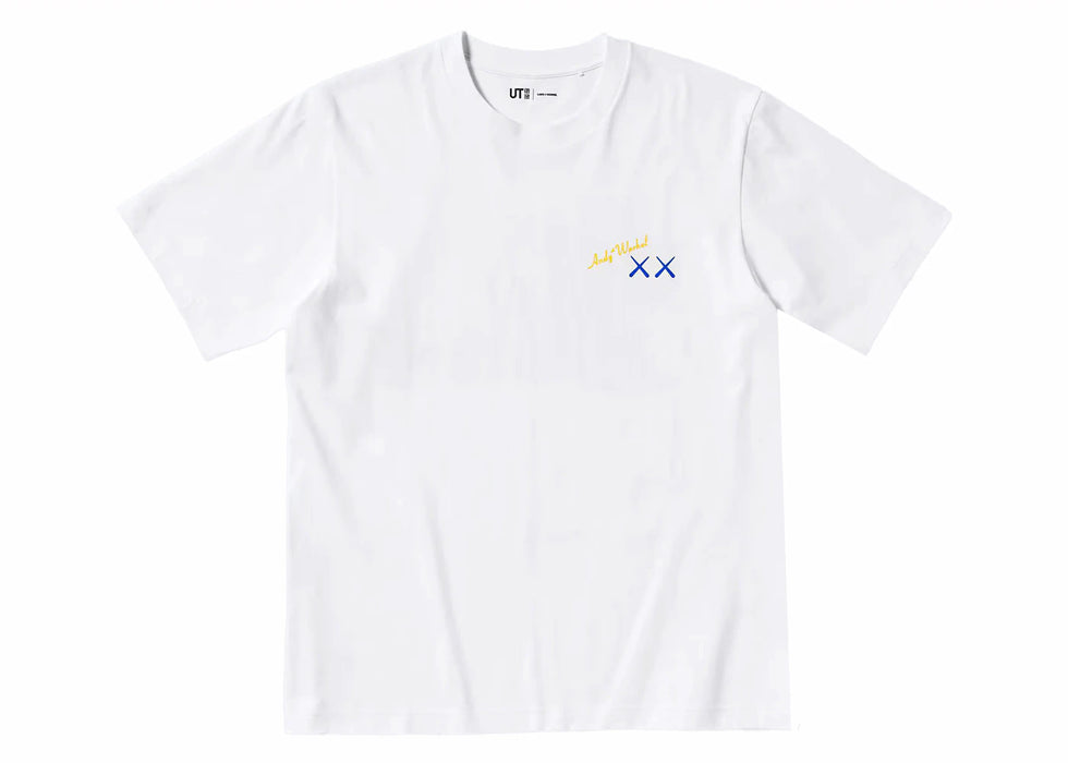 KAWS x Uniqlo Warhol UT Graphic 471321 T-shirt White